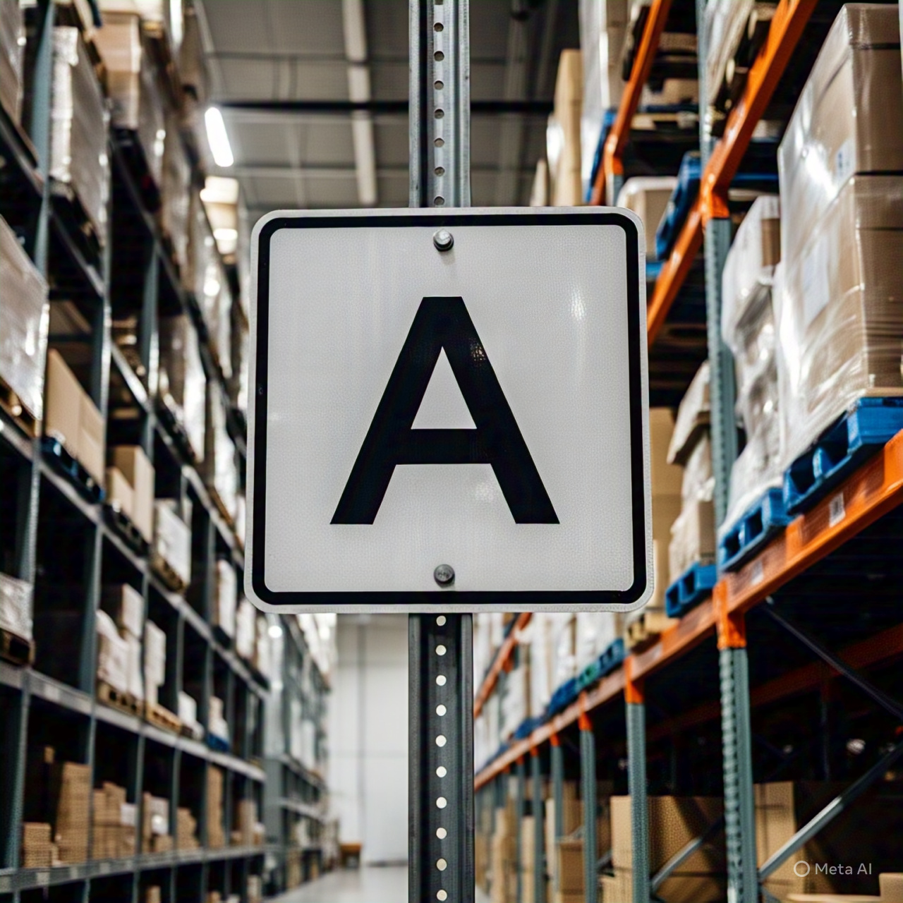 Placas de Endereçamento de Estoques e Armazéns